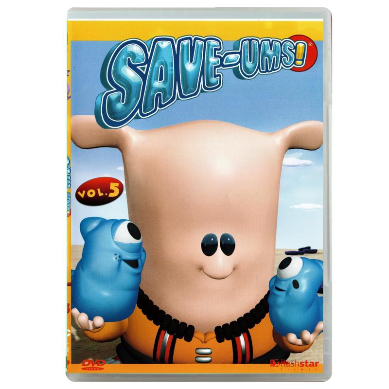 DVD Save-Ums! Vol. 5 Animação Infantil Educativa - FLASH STAR